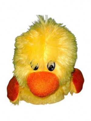 Soft Fluffy Yellow Duck Toy