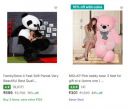 Soft Toys upto 86% off + Buy 2 Get Rs. 60 off, Buy 3 Get Rs. 120 off...