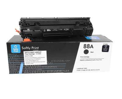 Softly Print 88A CC388A Laserjet Toner Cartridge for HP Printers (for HP Laserjet M1136 MFP)