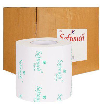 Softouch 2 Ply Toilet Paper Tissue Roll 145 Sheet Per Roll - 250 Roll Total 36250 Sheets