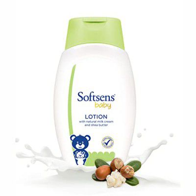 Softsens Baby Nourishing Lotion with Milk Cream & Shea Butter For Face & Body, Moisturizer for Kids 200ML