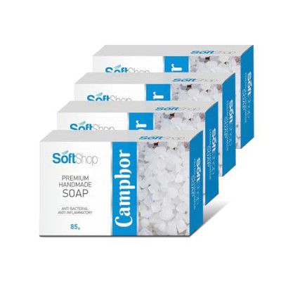 Softshop Camphor Soap | Premium Handmade | Natural | For All Skin Type | All season Type (85gm) (4)