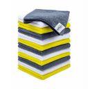SOFTSPUN Microfiber Cleaning Cloths, 12pcs 30x30cms 220 GSM Multi-Colour! Highly Absorbent Lint and Streak Free Multi -Purpose Wash Cloth for Kitchen Window Stainless Steel Silverware....