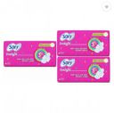 SOFY Bodyfit Regular Extra Long- 8+8+8Counts Sanitary Pad  (Pack of 3)...