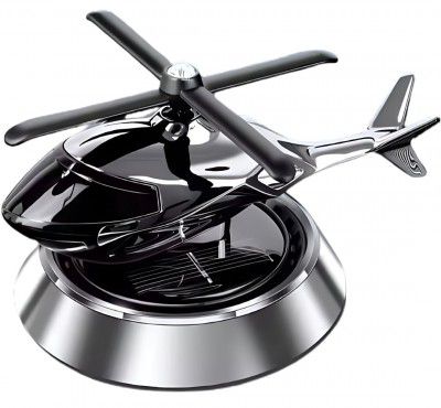 Solar Helicopter Car Perfume Diffuser – Automatic Rotating Dashboard Air Freshener Powered by Sunlight
