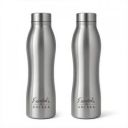 Solara 1000 ml Steel Bottle (Pack of 2, Silver)...