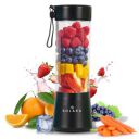 SOLARA Blendkwik Portable Blender for Juices, Shakes, Smoothies, Crushing Ice, USB Rechargeable Battery with 4000 mAh 180Watts Motor,450ml, Black Knight...