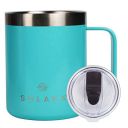 SOLARA Insulated Coffee Mug with Lid | Travel Mug with Lid | 350ml | Aqua Pearl...