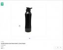 SOLARA Stainless Steel Water Bottle (1 L, Black Knight)...