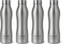 Solara Stainless Steel Water Bottle, Water Bottle 1 Liter,(Pack of 4, Silver, Steel)...