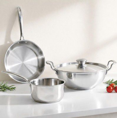 SOLARA Sterra Stainless Steel Cookware Set of 3
