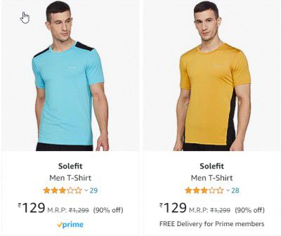 Solefit Men T-Shirt @ ₹149