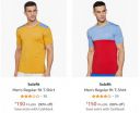 Solefit Men's Regular fit T-Shirts  up to 80% discount...