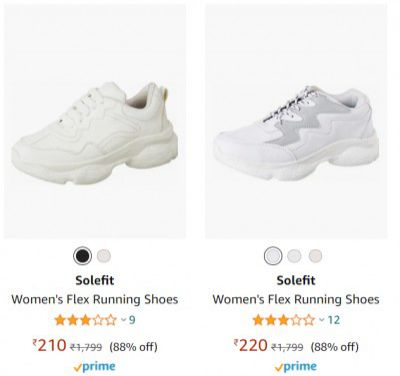 Solefit Women's Flex Running Shoes up to 86% off