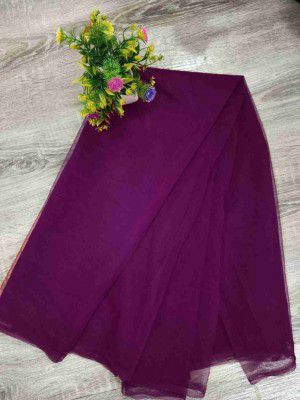 Solid Bollywood Net Saree Starting @ ₹70/-