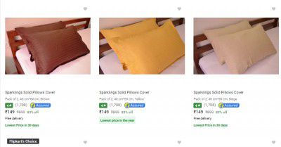 Solid Pillow Cover Upto 83% Off | Starts at ₹149