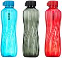 Solimo 1000 ml Plastic Water Bottle | Set of 3 |Multi Color...