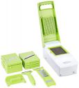 Solimo 15-in-1 Stainless Steel Multipurpose Vegetable and Fruit Chopper, Green...