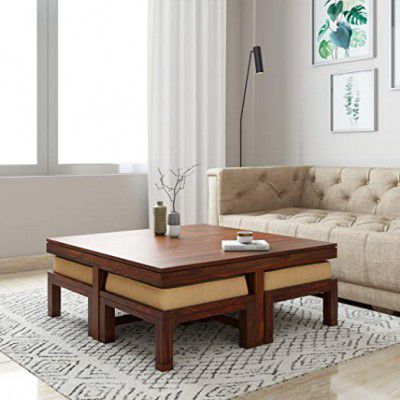 Amazon Brand - Solimo Acamar Solid Sheesham Wood Coffee Table