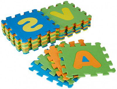 Amazon Brand - Solimo Alphabet Play Mat (Set of 26 Pieces)