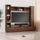 Amazon Brand - Solimo Altamore Engineered Wood TV Unit and Display Cabinet (Walnut Finish)...