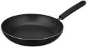 Amazon Brand - Solimo Aluminium Non-Stick Frypan with 2-Way Non-Stick Coating without Induction Bottom (22 cm, 2mm thickness), Black...