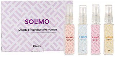 Solimo Assorted Perfume Gift Set for Women, Eau De Parfum, 4 x 8 ml