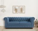 Amazon Brand - Solimo Atlas 3 Seater Sofa (Fabric, Blue)...