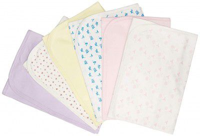 Amazon Brand - Solimo Baby Towel/ Wrapper, Pack of 6