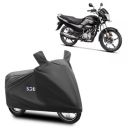 Solimo Bike Cover for Hero Splendor with Carry Bag | Dustproof | UV Protection (Silver)...