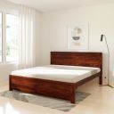 Solimo Bios Sheesham Wood King Bed Without Storage...
