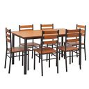 Solimo Carina Engineered Wood & Metal 6 Seater Dining Set...