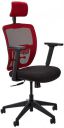 Amazon Brand - Solimo Carlovy High Back Mesh Office Chair ( Maroon & Black)...