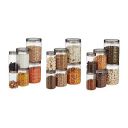 Solimo Checkered Jar Container, Set of 18 (6 pcs x 250 ml Each...