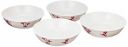 Solimo Classico Melamine Serving Bowls (White, 7.5 inches) - Set of 4...