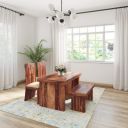 Solimo Clucy Four Seater Dining Table...