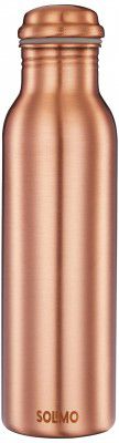Solimo Copper Water Bottle | 100% Pure Copper Water Bottle 950 ML (Pack of 1)