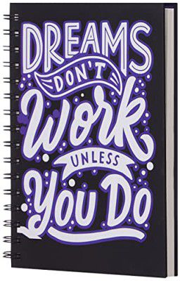 Amazon Brand - Solimo Daily Planner and Organizer, To Do List, Undated Hard Bound Planner, 150 Pages (Dreams)