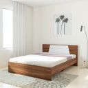 Amazon Brand - Solimo Dapki Queen Size Engineered Wood Bed Without Storage (Rolex Dark)...