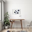Amazon Brand - Solimo Doyle Study Table with Open Storage (Sheesham Wood, Natural Finish)...