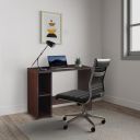 Solimo Enkindle Engineered Wood Study Table wiith 2 Shelves (Dark Elm Colour)...