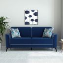 Amazon Brand - Solimo Fensmark 3 Seater Sofa (Fabric, Royal Blue)...