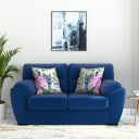 Amazon Brand - Solimo Ferbane 2-Person Sofa (Fabric, Royal Blue)...