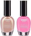 Solimo Fuchsia Pink Nail Polish & Solimo Golden Bronze Nail Polish...