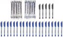 Amazon Brand - Solimo Gel Pens and Refills (Set of 25 Pens and 10 Refills)...