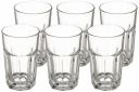 Solimo Glass Tumblers, Set of 6 (290ml each)...