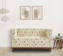 Amazon Brand - Solimo Halley 2 Seater Sofa (Fabric, Multicolour-2)...