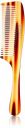 Solimo Handmade Turtle Shell Brown Long-Handle and Curved Rake Comb, 19 cm x 4 cm...