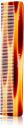 Solimo Handmade Turtle Shell Brown Wide Fine-Tooth Comb, 19 cm x 4 cm...