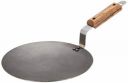 Solimo Iron Concave Tawa 25 cm, Tava for Roti/Chappati/Naan with Strong Wooden Handle Black 100% Toxin-Free...